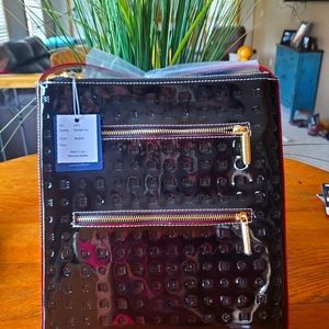 Brand New Arcadia Patent Leather Crossbody Handbag